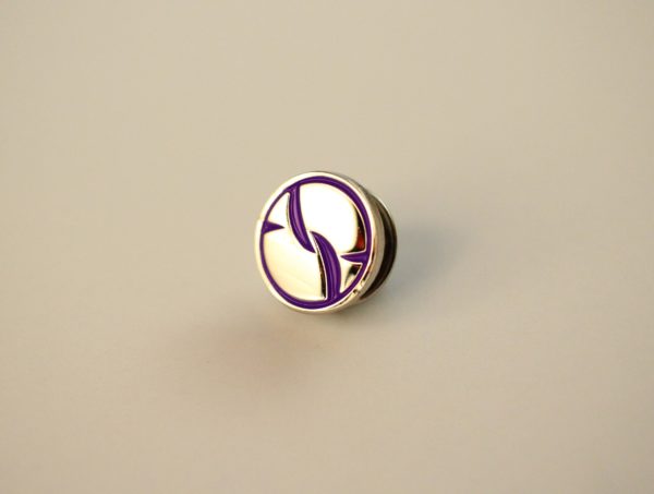 Offline Connections Singles Pin Purple